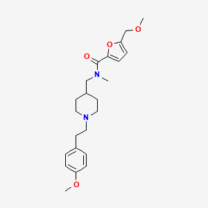 5-(methoxymethyl)-N-({1-[2-(4-methoxyphenyl)ethyl]-4-piperidinyl}methyl)-N-methyl-2-furamide