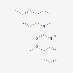 molecular formula C18H20N2O2 B5087148 N-(2-methoxyphenyl)-6-methyl-3,4-dihydro-1(2H)-quinolinecarboxamide 