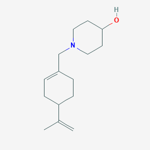 molecular formula C15H25NO B5087151 1-[(4-isopropenyl-1-cyclohexen-1-yl)methyl]-4-piperidinol 