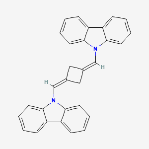 molecular formula C30H22N2 B5087199 9,9'-(1,3-cyclobutanediylidenedimethylylidene)bis-9H-carbazole 