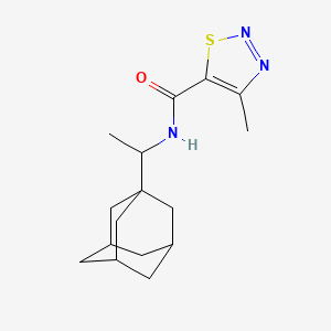 N-[1-(1-adamantyl)ethyl]-4-methyl-1,2,3-thiadiazole-5-carboxamide