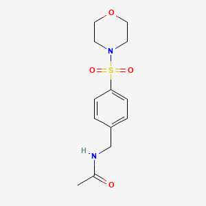 molecular formula C13H18N2O4S B5087218 N-[4-(4-morpholinylsulfonyl)benzyl]acetamide 