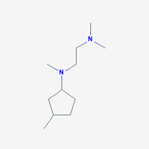 molecular formula C11H24N2 B5087224 N,N,N'-trimethyl-N'-(3-methylcyclopentyl)-1,2-ethanediamine 