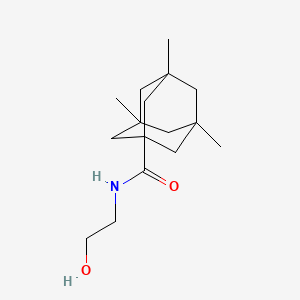 molecular formula C16H27NO2 B5087270 N-(2-hydroxyethyl)-3,5,7-trimethyl-1-adamantanecarboxamide 