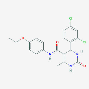 4-(2,4-dichlorophenyl)-N-(4-ethoxyphenyl)-6-methyl-2-oxo-1,2,3,4-tetrahydro-5-pyrimidinecarboxamide