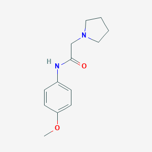 molecular formula C13H18N2O2 B508728 N-(4-methoxyphenyl)-2-pyrrolidin-1-ylacetamide CAS No. 693237-66-0