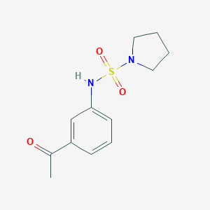 N-(3-acetylphenyl)pyrrolidine-1-sulfonamide