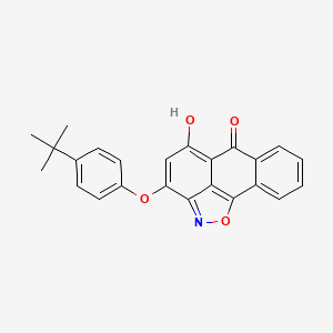 3-(4-tert-butylphenoxy)-5-hydroxy-6H-anthra[1,9-cd]isoxazol-6-one