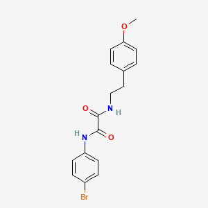 molecular formula C17H17BrN2O3 B5087416 N-(4-bromophenyl)-N'-[2-(4-methoxyphenyl)ethyl]ethanediamide 