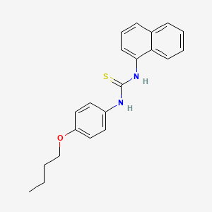 N-(4-butoxyphenyl)-N'-1-naphthylthiourea