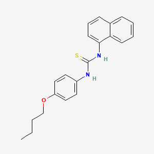 molecular formula C21H22N2OS B5087426 N-(4-butoxyphenyl)-N'-1-naphthylthiourea 