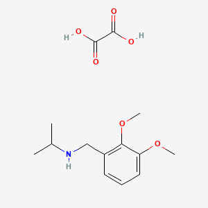 molecular formula C14H21NO6 B5087432 N-(2,3-dimethoxybenzyl)-2-propanamine oxalate 