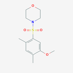 molecular formula C13H19NO4S B508750 4-[(5-Methoxy-2,4-dimethylphenyl)sulfonyl]morpholine CAS No. 446309-20-2