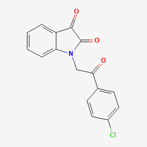 1-[2-(4-chlorophenyl)-2-oxoethyl]-1H-indole-2,3-dione