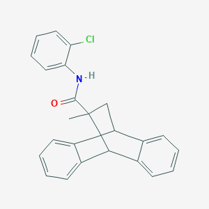 N-(2-chlorophenyl)-15-methyltetracyclo[6.6.2.0~2,7~.0~9,14~]hexadeca-2,4,6,9,11,13-hexaene-15-carboxamide