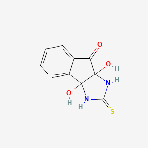 3a,8a-dihydroxy-2-thioxo-2,3,3a,8a-tetrahydroindeno[1,2-d]imidazol-8(1H)-one