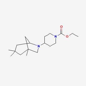 ethyl 4-(1,3,3-trimethyl-6-azabicyclo[3.2.1]oct-6-yl)-1-piperidinecarboxylate