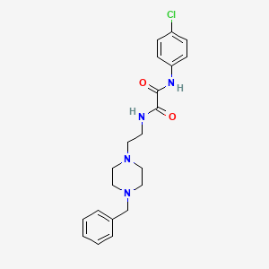 molecular formula C21H25ClN4O2 B5087629 N-[2-(4-benzyl-1-piperazinyl)ethyl]-N'-(4-chlorophenyl)ethanediamide 