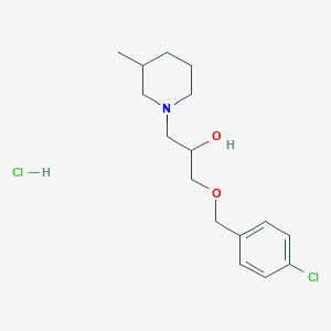 1-[(4-chlorobenzyl)oxy]-3-(3-methyl-1-piperidinyl)-2-propanol hydrochloride