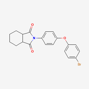 molecular formula C20H18BrNO3 B5087719 2-[4-(4-bromophenoxy)phenyl]hexahydro-1H-isoindole-1,3(2H)-dione 