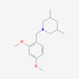 molecular formula C16H25NO2 B5087739 1-(2,4-dimethoxybenzyl)-3,5-dimethylpiperidine 