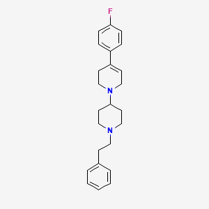4-(4-fluorophenyl)-1-[1-(2-phenylethyl)-4-piperidinyl]-1,2,3,6-tetrahydropyridine
