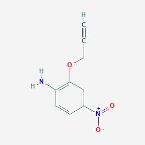 molecular formula C9H8N2O3 B5087791 4-nitro-2-(2-propyn-1-yloxy)aniline 