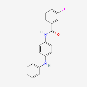 molecular formula C19H15IN2O B5087835 N-(4-anilinophenyl)-3-iodobenzamide 