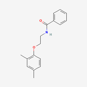 molecular formula C17H19NO2 B5087872 N-[2-(2,4-dimethylphenoxy)ethyl]benzamide 