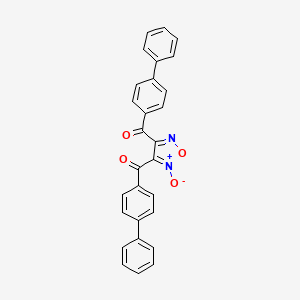 (2-oxido-1,2,5-oxadiazole-3,4-diyl)bis(4-biphenylylmethanone)