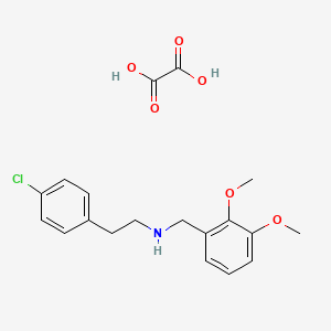 molecular formula C19H22ClNO6 B5088014 [2-(4-chlorophenyl)ethyl](2,3-dimethoxybenzyl)amine oxalate 