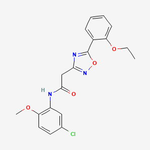 N-(5-chloro-2-methoxyphenyl)-2-[5-(2-ethoxyphenyl)-1,2,4-oxadiazol-3-yl]acetamide