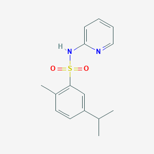 molecular formula C15H18N2O2S B508809 5-isopropyl-2-methyl-N-(2-pyridinyl)benzenesulfonamide CAS No. 684226-30-0