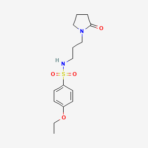 4-ethoxy-N-[3-(2-oxo-1-pyrrolidinyl)propyl]benzenesulfonamide