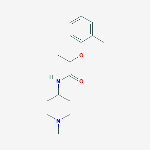 2-(2-methylphenoxy)-N-(1-methyl-4-piperidinyl)propanamide
