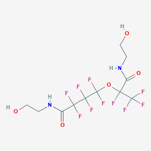 2,2,3,3,4,4-hexafluoro-N-(2-hydroxyethyl)-4-(1,2,2,2-tetrafluoro-1-{[(2-hydroxyethyl)amino]carbonyl}ethoxy)butanamide