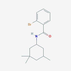 molecular formula C16H22BrNO B5088247 2-bromo-N-(3,3,5-trimethylcyclohexyl)benzamide 