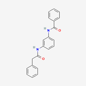 N-{3-[(2-phenylacetyl)amino]phenyl}benzamide