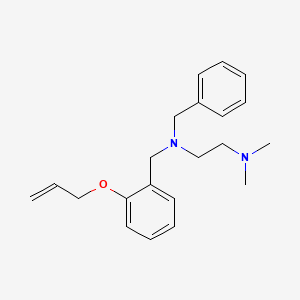 molecular formula C21H28N2O B5088270 N-[2-(allyloxy)benzyl]-N-benzyl-N',N'-dimethyl-1,2-ethanediamine 