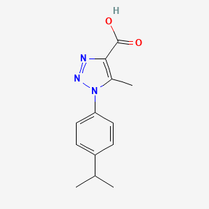 1-(4-isopropylphenyl)-5-methyl-1H-1,2,3-triazole-4-carboxylic acid