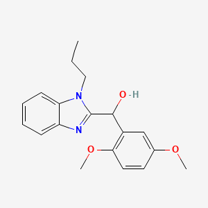 (2,5-dimethoxyphenyl)(1-propyl-1H-benzimidazol-2-yl)methanol