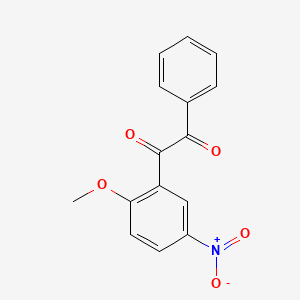 molecular formula C15H11NO5 B5088320 1-(2-methoxy-5-nitrophenyl)-2-phenyl-1,2-ethanedione 