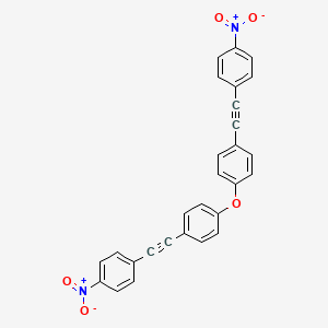 molecular formula C28H16N2O5 B5088393 1,1'-oxybis{4-[(4-nitrophenyl)ethynyl]benzene} 