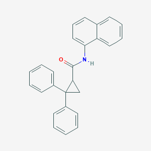 molecular formula C26H21NO B5088507 N-1-naphthyl-2,2-diphenylcyclopropanecarboxamide 