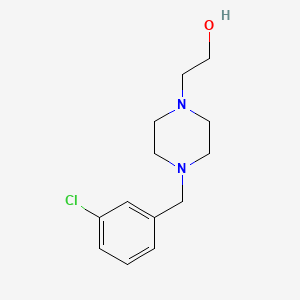 molecular formula C13H19ClN2O B5088510 2-[4-(3-chlorobenzyl)-1-piperazinyl]ethanol CAS No. 415714-09-9