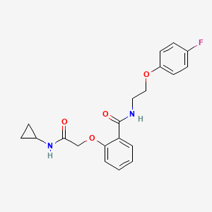 2-[2-(cyclopropylamino)-2-oxoethoxy]-N-[2-(4-fluorophenoxy)ethyl]benzamide