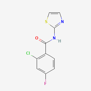 2-chloro-4-fluoro-N-1,3-thiazol-2-ylbenzamide