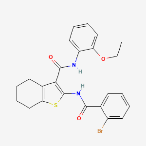 2-[(2-bromobenzoyl)amino]-N-(2-ethoxyphenyl)-4,5,6,7-tetrahydro-1-benzothiophene-3-carboxamide