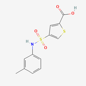 4-{[(3-methylphenyl)amino]sulfonyl}-2-thiophenecarboxylic acid