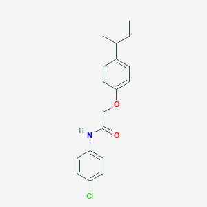 molecular formula C18H20ClNO2 B5088772 2-(4-sec-butylphenoxy)-N-(4-chlorophenyl)acetamide 